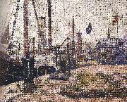 Georges Seurat The Maria at Honfleur oil painting reproduction